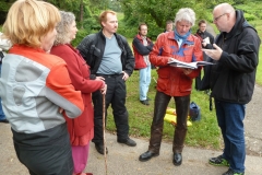 Jürgen Becker dreht am Friedensweg, Foto: Hans Günter Steinkemper