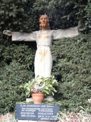 Vandalismus am Friedensweg, Foto: Günter Benz